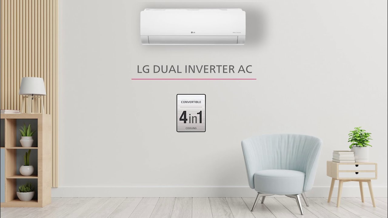 LG 24,000 Btu Dual Inverter Wall Mounted Air Conditioner AC (M24akh)