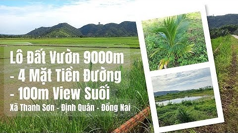 9000m ĐẤT VƯỜN  THANH SƠN - ĐỊNH QUÁN ĐỒNG NAI