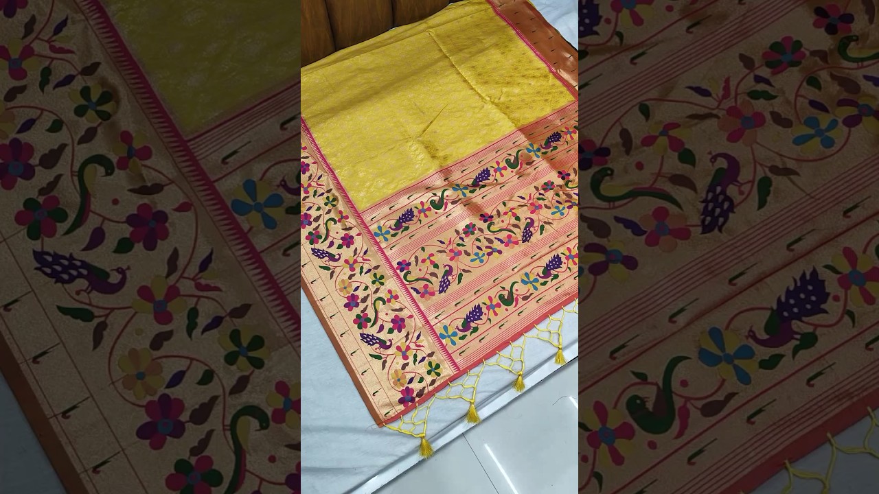 Rich Banarasi Soft Kanjivaram Paithani Saree