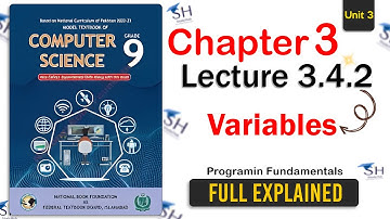 Class 9 Computer Science   Unit 3 Lecture 3 4 2  NBF  Variables  Programming Fundamentals