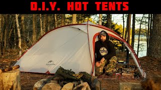 Hot Tent Conversion From Regular Hiking Tent