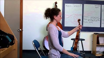 Violin/Viola Skill #4: Seated rest position
