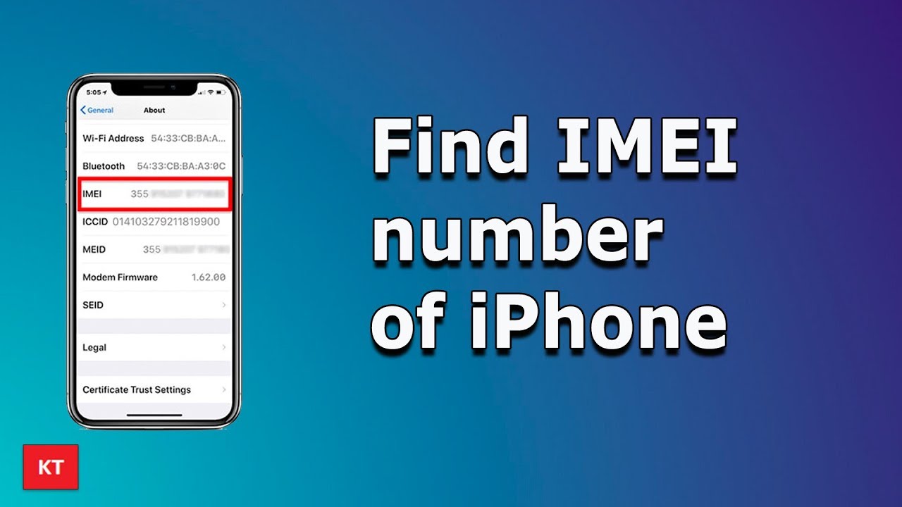 where is imei number on iphone