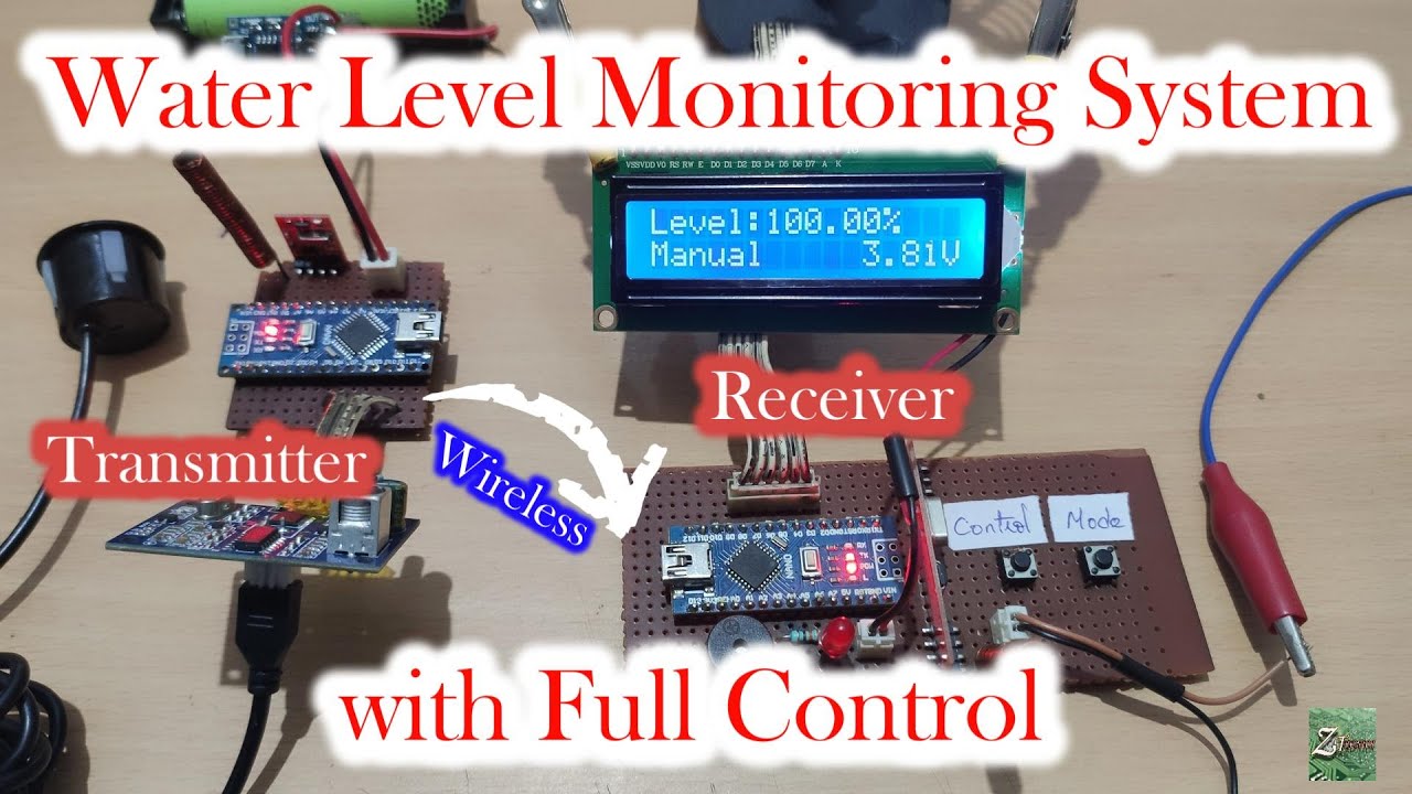 DIY Water Level Monitoring System (Arduino Project) with Mode and Pump ...