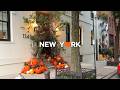 [4K] 🇺🇸 Upper East Side, NYC – Autumn Vibes &amp; Street Scenes🎃👻🍂 2025
