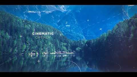 Modern Parallax Opener Slideshow | After Effects template