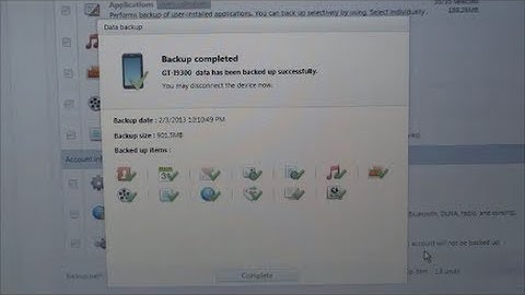 How to completely Backup Samsung Galaxy S3 GT-I9300