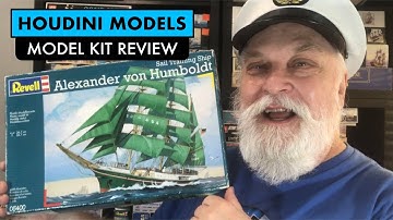 THE BIG GREENY Revell Model Kit Review van 1/150 Alexander von Humboldt Barque Training Ship