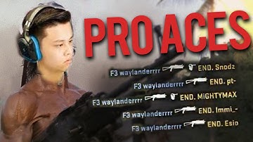 CS:GO - BEST PRO ACES (2017 CLIPS ONLY)