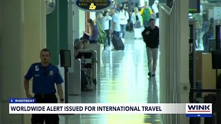 Travelers react to worldwide caution alert