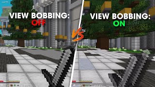 View Bobbing On VS Off | Which is better