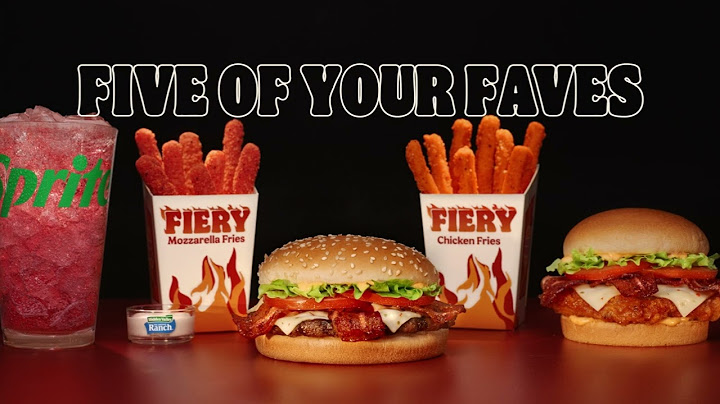 BK’s Fiery Menu - packed with flavorful heat!