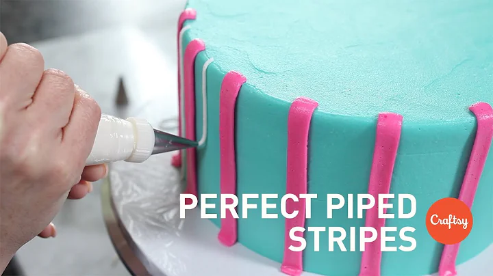 Perfect Piped Buttercream Stripes | Piping Tutoria...