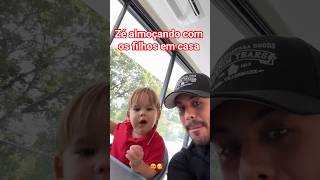 Zé almoçanfo com os filhos em casa #shorts #virgíniafonseca #zefelipe