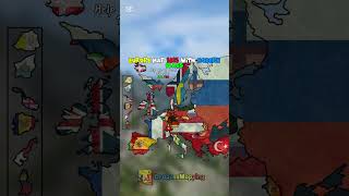 Europe Map In 1815 With Modern Flags