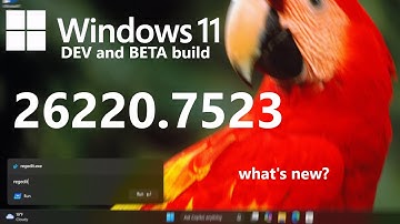 Windows 11 Dev/Beta Build 26220.7523 - What