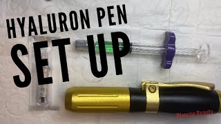 HOW TO SET UP HYALURON PEN. Step by step presentation