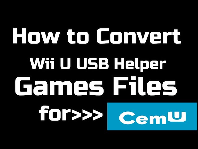 Is there any other software like USB Helper? : r/CemuPiracy