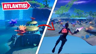 New GLITCH in Atlantis! UNDER the MAP in Fortnite Season 3 Chapter 2 Glitches