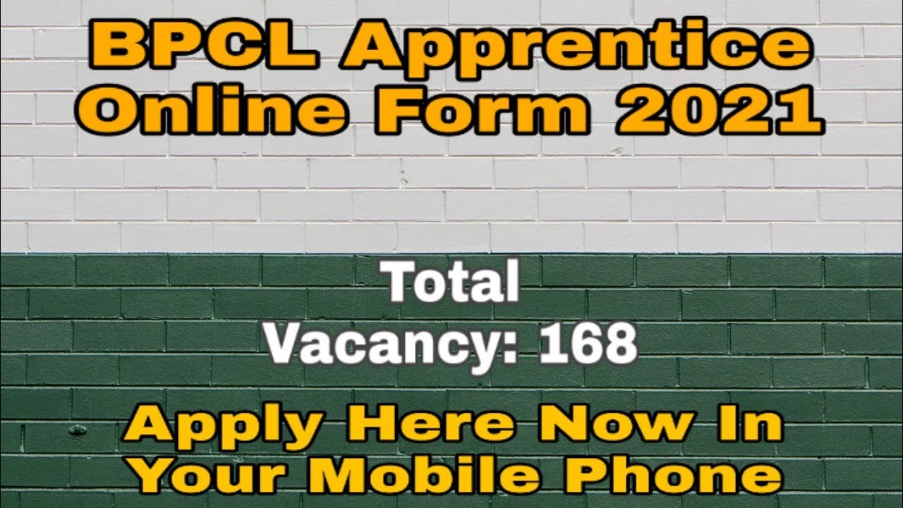 BPCL Apprentice Online Form 2021