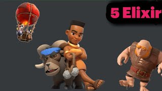 Which card is better with 5 elixir-clash royale