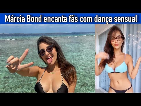 Márcia Bonde se joga em desafio da web e impressiona fãs, na piscina com amigas sensualizando