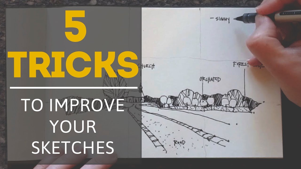 Drawing Tips Make your Sketches Look Better! YouTube