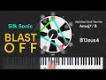 Blast Off (Silk Sonic) Piano Chords and Visual Analysis