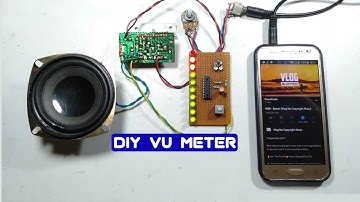 DIY VU meter LM3915 IC.