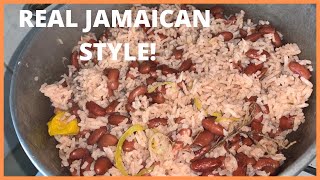 Authentic Jamaican Rice and Peas | Quick and Easy Rice and Peas recipe