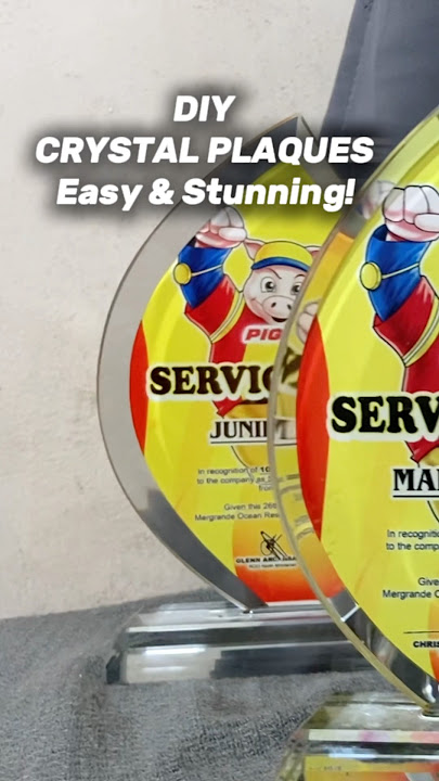 Cetak Plakat Kristal Buatan Sendiri, Mudah dan Menakjubkan #diy #sublimasi #kerajinan