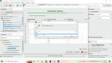 Linear Regression dengan RapidMiner