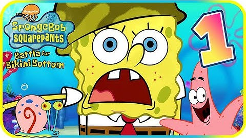 SpongeBob Battle for Bikini Bottom Walkthrough Part 1 (PS2) Intro + Jellyfish Fields ᴴᴰ