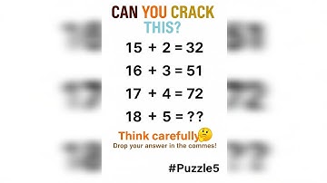 Can You Crack This Math Puzzle | IQ Test Brain Teaser Challenge 🇺🇸🇨🇦🇬🇧🇨🇭🇳🇴🇫🇷🇩🇪