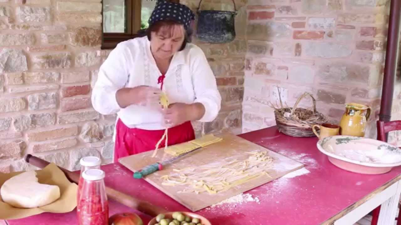 Pasta Grannies make tagliatelle with Anna Maria YouTube