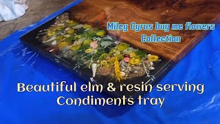 Elm & resin condiments tray part of the Miley Cyrus buy my self flowers collection stunning look by Rocksteady / Roxoriginal 34 views 3 months ago 2 minutes, 37 seconds