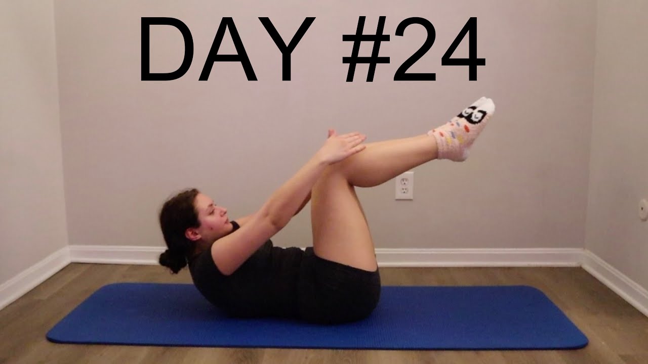 Day #24 New Years 30 Day Workout Challenge - Abs/Core 20 Min Pilates At ...