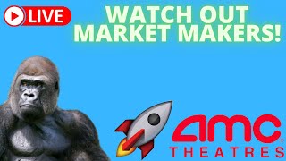 AMC STOCK LIVE AND MARKET OPEN WITH SHORT THE VIX - WATCH OUT MARKET MAKERS