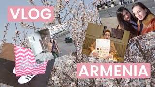 VLOG из Армении / Уехали с подружкой путешествовать / Ереван весной / Обзор на покупки за границей