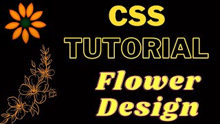 FLOWER Design with HTML and CSS for beginners | PURE HTML CSS | HTML, and CSS in Hindi
