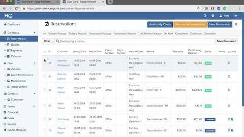 HQ Setup - Vehicle Classes