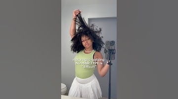 NO HAIR TYPE is “Difficult” | michelle faleese #fyp #viral #naturalhair #curlyhair #hairtype #curls