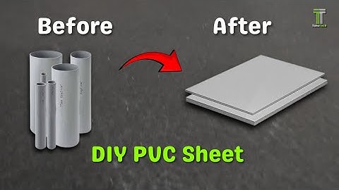 How to Make a PVC Sheet from a PVC Pipe | Easy DIY Tutorial for Beginners 🚀🔧 | ToroTech DIY