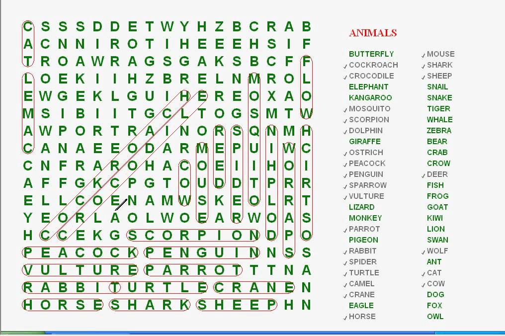 Animal search. Wild animals Wordsearch. Word search animals. Animal Wordsearch.