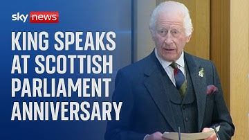 King Charles and Queen Camilla mark 25 years of devolution at Holyrood