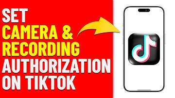How To Set Camera And Recording Authorization On TikTok (How To Enable Camera Access On TikTok)