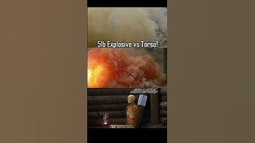 5lb Explosive vs Ballistic Torso!