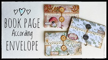 Easy - Book Page Accordion Ephemera Storage - Tutorial