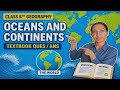 🌍 Ocean and Continents | Class 6 Geography | Textbook Questions & Answers l Jaipreet kaur