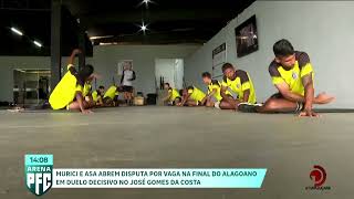 Murici e ASA abrem disputa por vaga na final do alagoano em duelo decisivo no José Gomes da Costa